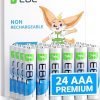 Amazon:  $5.69 ($7.49) AAA Batteries 24 Pack, 1.5V Alkaline Triple A Batteries
