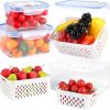 Amazon: $10.79 ($17.99) 3 Pack Fruit Storage Containers for Fridge, Airtight Food Storage Containers
