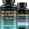 Amazon: $9.06 ($19.95) Magnesium Glycinate 500mg – High Absorption Chelated Supplement