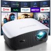 Amazon : $69.59 ($239.99) GooDee Smart Mini Projector with WiFi and Bluetooth - 4K Support Built-in Streaming Apps, AI Auto Focus & Auto Keystone, Dolby Audio, Indoor/Outdoor FHD Home Theater Projector for Movies & Gaming
