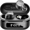 Amazon : $26.57 ($39.99)  TOZO NC9 Hybrid Active Noise Cancelling Wireless Earbuds, 6 Mics ENC Clear Call, IPX8 Waterproof, in Ear Bluetooth 5.3 Headphones Stereo Bass Ear Buds 59H Playtime with LED Display 32 EQs via APP