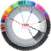 Amazon:  $13.49 ($26.99) 100 Permanent Markers Bulk