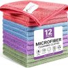 Amazon:  $5.68 ($7.99) Microfiber Cleaning Cloth, 12 Pack Assorted Color Cleaning Rags