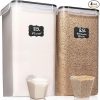 Amazon:  $27.99 ($40.99) 8.5L/287Oz Extra Large Airtight Food Storage Containers (2 PC)