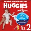 Amazon : $28.22 ($32.39) Huggies Size 2 Diapers, Little Snugglers Baby Diapers, Size 2 (12-18 lbs), 84 Count, Packaging May Vary