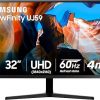 Amazon : $199.99 ($339.99) SAMSUNG 32'' UJ59 Series 4K UHD (3840x2160) Computer Monitor,VA Panel, HDMI, Display Port, Eye Saver/Flicker Free Mode, FreeSync, LU32J590UQNXZA, Black