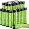 Amazon:$13.69 ($16.10)Amazon Basics 24-Pack Rechargeable AAA NiMH Performance Batteries, 800 mAh, 1.2V, Recharge up to 1000x Times, Pre-Charged