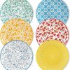 Amazon: $18.49 ($36.99) Ceramic Salad Plates Set of 6