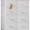 Amazon: $35.63 ($54.99) 8 Drawers Dresser – Fabric Storage Tower