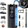 Amazon:$14.99 ($49.99)Tire Inflator Portable Air Compressor, 150PSI Air Pump for Car Tires with Pressure Gauge, Fast Tire Inflator for Car, Motorcycle, Bicycle, Balls, LED Light and Auto Shut-Off