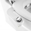 Amazon:$34.99 ($41.08)Bio Bidet SlimEdge Bidet Attachment for Toilet, Non Electric, Dual Nozzles for Front and Rear Cold Water Wash, Adjustable Water Pressure, White