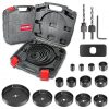 Amazon:$15.82 ($23.99)Hole Saw Set HYCHIKA 19 Pcs Hole Saw Kit with 3/4