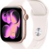 Amazon : $299.00 ($399.00) Apple Watch Series 11 [GPS 42mm] Smartwatch with Rose Gold Aluminum Case with Light Blush Sport Band - S/M. Sleep Score, Fitness Tracker, Health Monitoring, Always-On Display, Water Resistant