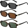 Amazon : $9.49 ($18.99) MASDUN Polarized Narrow Rectangle Sunglasses for Women Men Trendy Y2k Retro 90s Sun Glasses (3 Pack)