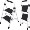 Amazon: $20.99 ($34.99) Step Ladder, 2 Sturdy Step Stool with Anti-Slip Pedal