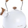 Amazon: $12.97 ($25.95) 85 OZ / 2.5 Liter Whistling Tea Kettle, Tea Pots for Stove Top