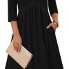 Amazon:  $8.39 ($35.99) Women’s 3/4 Sleeve Dress Casual Flowy A-Line Midi Tshirt Dresses w/ Pocket Empire Waist Boho Beach