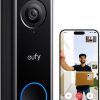 Amazon : $69.99 ($99.99)  eufy Security Video Doorbell Camera C31,2K FHD,Battery/Wired Powered,Head-to-Toe View,Live Video Call,Wireless Doorbell,24/7Recording,Human and Motion Detection,HomeBase S380 Compatible,No Monthly Fee
