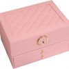 Amazon: $14.99 ($29.99) Jewelry Box for Women Girl Wife 3 Layers Large PU Leather Jewelry Organizer Storage Case