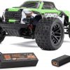 Amazon : $117.00 ($149.99)   ARRMA RC Truck 1/18 Granite GROM MEGA 380 Brushed 4X4 Monster Truck RTR with Battery & Charger, Green, ARA2102T3