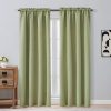 Amazon : $12.49 ($24.99) OVZME Sage Green Blackout Curtains 84 Inches Long 2 Panels Set, Solid Thermal Insulated Soft Blackout Curtains for Bedroom, Dual Rod Pocket Window Treatments Drapes for Living Room, 2x50Wx84L Inches