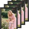 Amazon: $4.49 ($9.99) 5×7 Picture Frames Set of 4, Elegant Arched Black Frame