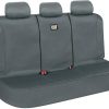 Amazon : $16.89 ($37.90) CAT Flexfit Gray Rear Seat Cover for Car - Durable Canvas Material Back Car Seat Covers 60/40 Split Bench Protector – Back Seats Cover for Truck & SUV Rear Bench Protector Interior Car Accessories