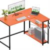 Amazon: $29.99 ($44.99) 43 Inch L Shaped Computer Desk with Reversible Side Storage Shelves