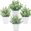 Amazon: $9.99 ($15.99) 4 Pack Fake Plants Mini Artificial Greenery Potted Plants