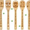 Amazon: $7.47 ($14.95) Cow Wooden Cooking Spoons 5Pcs