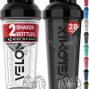 Amazon: $9.98 ($14.99) 2 Pack 28 oz Protein Shaker Bottles for Protein Mixes 2x Wire Whisk