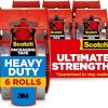 Amazon : $11.99 ($19.99)Scotch Heavy Duty Shipping Packing Tape, Clear, Packing Tape for Moving Boxes and Packaging Supplies, 1.88 in. x 22.2 yd., 6 Roll Dispensers, Moving Supplies