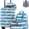 Amazon : $51.99  ($84.00) Travelers Club 5 Piece Kids' Luggage Set, Cool Dog