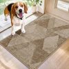 Amazon : $10.80 ($27.99) COSY HOMEER Entryway Rugs Doormat 20''x32'', Non-Slip Absorbent Polyester, Washable Rugs for Front Door, Dirty Paws & High Traffic Areas, Beige
