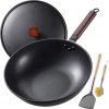 Amazon:  $20.99 ($42.99) Carbon Steel Wok -13 Inch Woks & Stir-fry Pans Nonstick