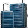 Amazon : $139.64 ($199.50) Samsonite Omni 2 Hardside Expandable Luggage with Spinner Wheels, 2-Piece Set (19/24), Lagoon Blue