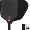 Amazon:$29.99 ($59.98)T700 Carbon Fiber Pickleball Paddles, Pickleball Set 16mm Pickle Ball Rackets with CMS Matte Surface Lightweight Honeycomb Core & Durable Edge Guard Protector Larger Sweet Spot