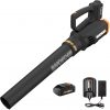 Amazon :$59.00 ($99.00)WORX Cordless Leaf Blower, Electric Blower with Turbine Fan, Blowers for Lawn Care with 2 Speed Control, Battery & Charger Included, WG547