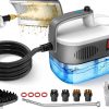 Amazon:$24.99 ($69.99)Steam Cleaner, 6-Level Adjustable, 10s Heat-Up, 1200ML Large Tank, 2500W Portable Steamer for Cleaning with Multi-Surface Accessories, Handheld Steam Cleaner for Home & Car, Dirt, Grease, Grout,Tile