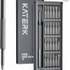 Amazon:$4.93 ($9.87)KATERK 25-in-1 Precision Screwdriver Set, Magnetic Small Screwdriver Set, Mini Repair Tool Kit for Phone, Computer, Watch, Laptop, Ring Doorbell, Eyeglass, Electronic, Prefect Gift for Men