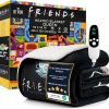 Amazon :$39.99 ($103.99)Get Trend Friends TV Show Heated Blanket Electric, Queen Size Luxurious Fleece Blanket, Fast Heating 9 Heat Settings Auto Shut-Off, 90x90in, Gifts for Men Women (Black Friends, Queen US)
