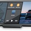 Amazon:$66.49 ($109.99)9.26'' Carplay Screen for Car with 2.5K Dash Cam and 1080P Backup Camera Portable Wireless Android Auto Screen GPS Navigation Mirror Link Voice Control Hands-Free for iOS 11+ Android 11+