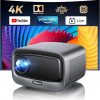 Amazon :$129.99 ($259.99)[2500 ANSI/Auto Focus/Built-in APPS] Smart Projector 4K with WiFi 6 and Bluetooth 5.3, 6D Keystone Outdoor Movie Projector with Netflix& 36W Dolby Audio Plus HDR10+ Home Theater Ceiling Upgraded