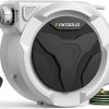 Amazon : $98.99 ($169.99)  Retractable Hose Reel 100ft 1/2 in, Wall Mounted Garden Hose Reel Heavy Duty with 10 Spray Nozzle, Auto Rewind, 180° Swivel Bracket, UV Resistant