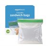 Amazon:$5.63 ($7.63)Amazon Basics Resealable Double Zipper Sandwich Storage Bags for Food Storage, 300 Count (Previously Solimo)