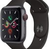 Amazon : $132.98 ($450.41) Apple Watch Series 5 (GPS + Cellular, 40MM) - Space Gray Aluminum Case with Black Sport Band (Renewed)