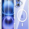 Amazon : $4.80 ($12.99)  SMARTDEVIL for iPhone 16 Case with 2 Screen Protectors, [Compatible with Magsafe][Anti-Yellowing][Military-Grade Protection] Shockproof Slim Magnetic Phone Case with White Border Design