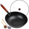Amazon:  $19.99 ($39.99) 13″ Nonstick Wok – Wok Pan with Glass Cover, Carbon Steel