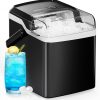 Amazon : $43.29 ($48.11) Silonn Countertop Ice Maker - 9 Cubes Ready in 6 Mins, 26lbs in 24Hrs, Portable Ice Machine with Self-Cleaning, 2 Sizes of Bullet Ice for Home/Kitchen/Party/RV, Black