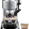 Amazon : $299.95 ($499.95)  De'Longhi Dedica Maestro Plus Espresso Machine, Automatic Steam Wand, 3 Coffee Temp & Milk Foam Settings, 54oz Removable Tank, Easy-to-Clean Dishwasher-Safe Parts, Compact Stainless Steel Design